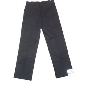 NWT George Classic Fit Wrinkle Resistant Men's Black Dress Pants Size 29 x 30